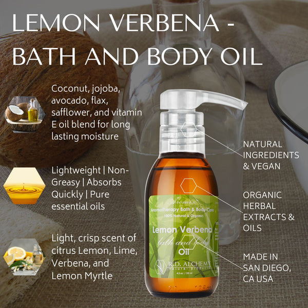 Lemon Verbena - Bath & Body Oil