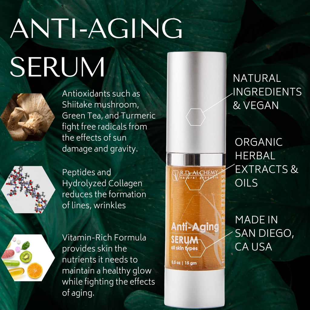 Best Anti Aging Serum 100% Natural w/ Peptides - RD Alchemy – RD Alchemy