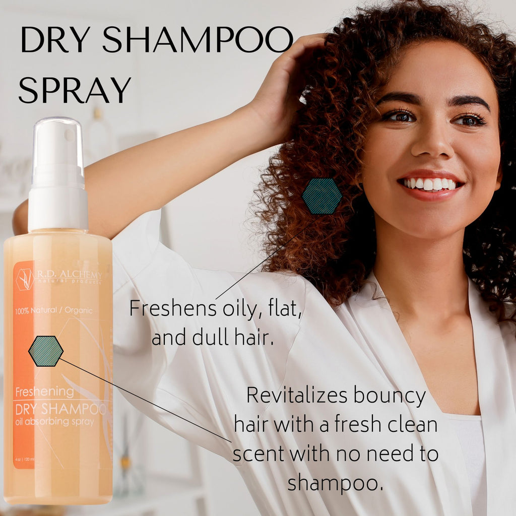 Dry Shampoo Spray | Natural, NON-GMO by RD Alchemy Natural – RD Alchemy ...